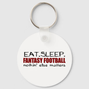 Eat Sleep Fantasy Football Sleutelhanger