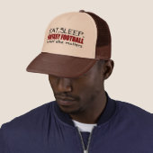 Eat Sleep Fantasy Football Trucker Pet (In situ)