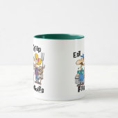 Eat Sleep Feed Geiten Mok (Midden)