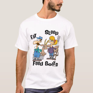 Eat Sleep Feed Geiten T-shirt