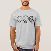 Eat Sleep Film T-shirt (Voorkant)