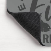 Eat Sleep Fish Herhalen Muismat (Hoek)