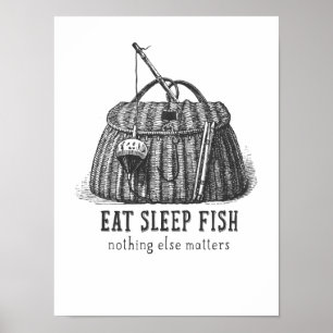 Eat Sleep Fish Tackbox Poster
