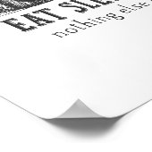 Eat Sleep Fish Tackbox Poster (Hoek)