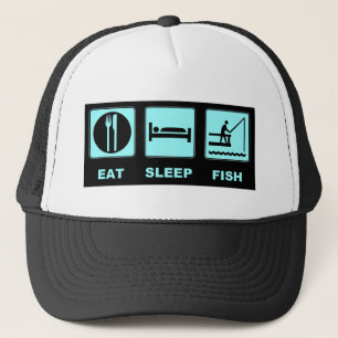 Eat Sleep Fish-viscadeaus Trucker Pet