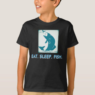 Eat, Sleep, Fish Youth T-shirt