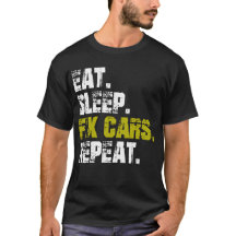 Eat Sleep Fix Cars Automatisch mechanisch herhalen