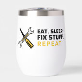 Eat Sleep Fix Stuff Herhalen (Voorkant)