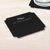 Eat Sleep Fly Drones Herhaal Aviator Gift Kartonnen Onderzetters (Gekanteld)