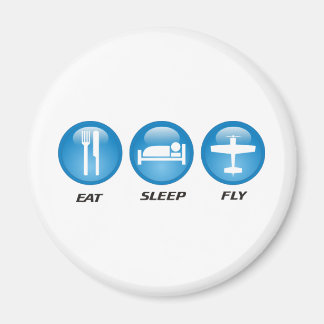 Eat Sleep Fly Magneet