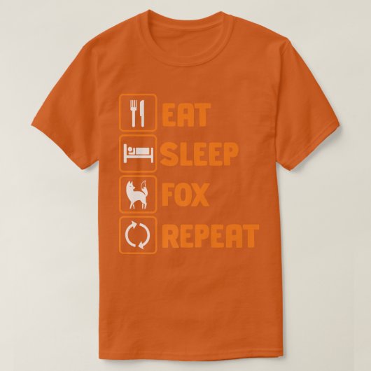 Eat Sleep Fo RepeatFo Premium 1052 T-shirt (Design voorkant)