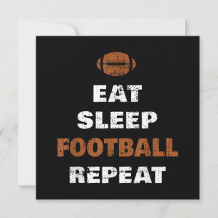 Eat Sleep Football Herhaal Liefde Football Gi