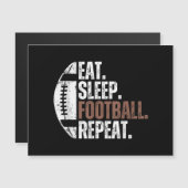 Eat Sleep Football Herhalen (Voorkant / Achterkant)
