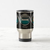 Eat Sleep Football: Travel Mug Reisbeker (Center)
