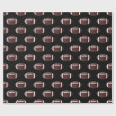 Eat Sleep Football Wrapping Paper Cadeaupapier (Vlak)