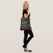 EAT SLEEP FORKLIFT REPEAT - FORKLIFT OPERATOR TOTE BAG (Op model)