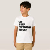 Eat Sleep Fortnight Repeat - Fortnight T-shirt (Voorkant volledig)