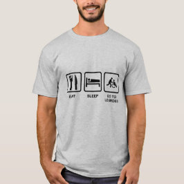 EAT SLEEP GA NAAR LOURS T-SHIRT