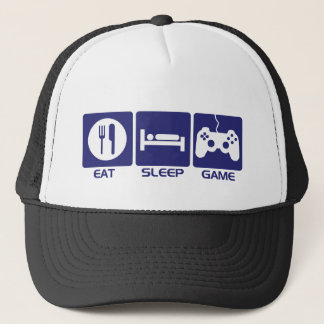 Eat Sleep Game - Gamer Geek Video Games Trucker Pet
