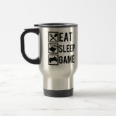 Eat Sleep Game grappig Reisbeker (Links)