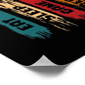 Eat Sleep Game Herhaal games Gifts Gamer Boy Girl Poster (Hoek)