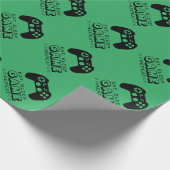 Eat Sleep Game Herhaal grappig kerstfeest en feest Cadeaupapier (Hoek)