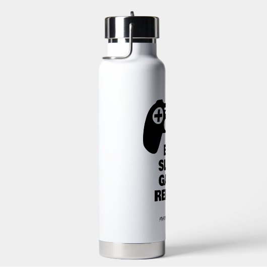Eat Sleep Game Herhaal grappige waterfles voor gam (Rechts)