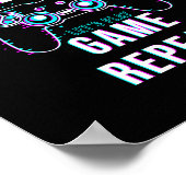 Eat Sleep Game herhalen - Gamers Poster. Poster (Hoek)