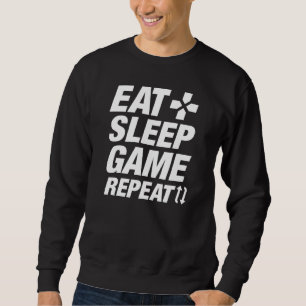 Eat Sleep Game Herhalen Trui