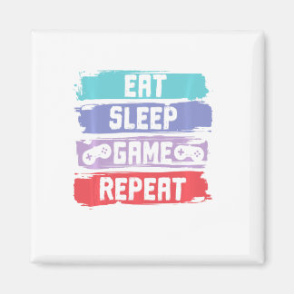 Eat Sleep Game Herhalingscontroller Magneet