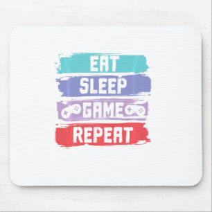 Eat Sleep Game Herhalingscontroller Muismat