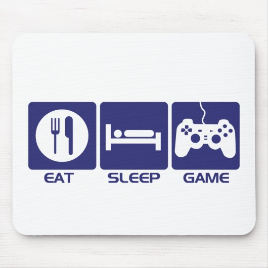 Eat Sleep Game Muismat (Voorkant)
