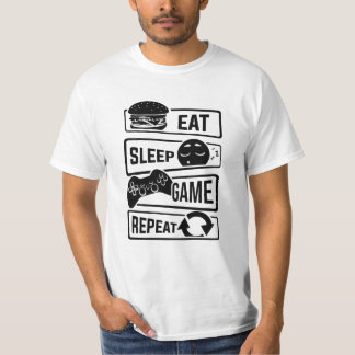Eat Sleep Game T-shirt