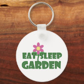 Eat Sleep Garden Sleutelhanger (Voorkant)