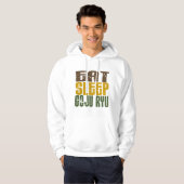 Eat Sleep Goju Ryu 1 Hoodie (Voorkant volledig)