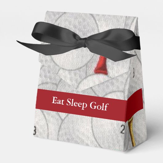 Eat Sleep Golf Bedankdoosjes (Voorkant Zijde)