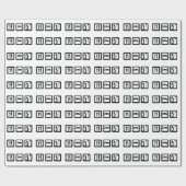 Eat Sleep Golf Cadeaupapier (Vlak)