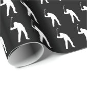 Eat Sleep Golf Cadeaupapier (Rol Hoek)