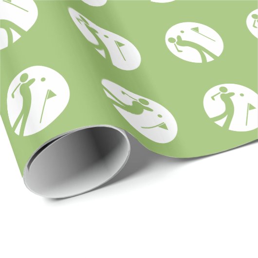 Eat Sleep Golf Cadeaupapier (Rol Hoek)