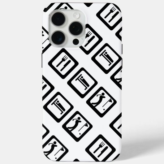 Eat Sleep Golf Case-Mate iPhone Case (Achterkant)