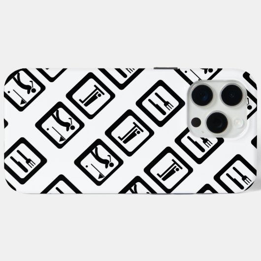 Eat Sleep Golf Case-Mate iPhone Case (Achterkant (horizontaal))