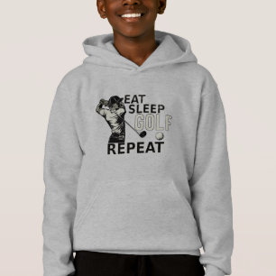 Eat Sleep Golf Herhaal Funny Gift voor Golfers