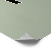 Eat Sleep Golf Herhaal Funny Gift voor Golfers Poster (Hoek)