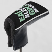 Eat Sleep Golf Herhalen Golfheadcover (3/4 voorkant)