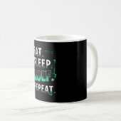 Eat Sleep Golf Herhalen Koffiemok (Voorkant rechts)
