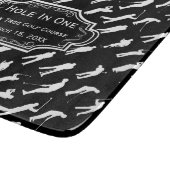 Eat Sleep GOLF Hole in één Man Cave GOLFER's Lodge Snijplank (Hoek)