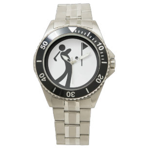 Eat Sleep Golf Horloge