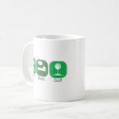 Eat Sleep Golf Koffiemok (Voorkant links)