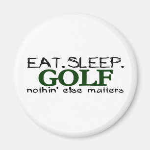 Eat Sleep Golf Magneet