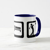 Eat Sleep Golf Mok (Voorkant rechts)